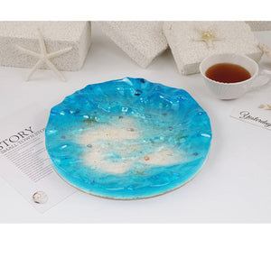 round wave tray resin mold