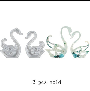 swan silicone resin mold set