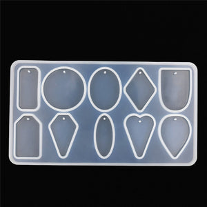 resin jewelry pendant mold silicone for resin crafts for sale