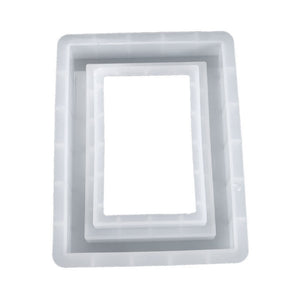resin frame silicone mold 4x6