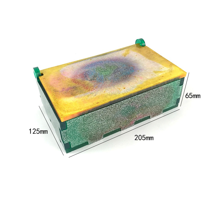 domino resin mold silicone box holder