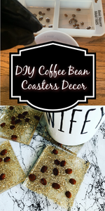 How to Make Square Coffee Bean Coasters with Resin