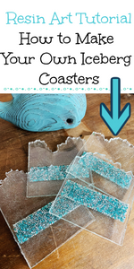 How to Make Iceberg Coasters with the Square Geode Coaster Mold