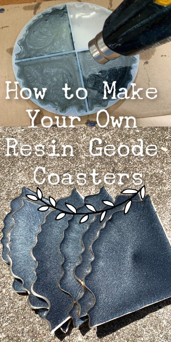 How to Create Resin Geode Coasters