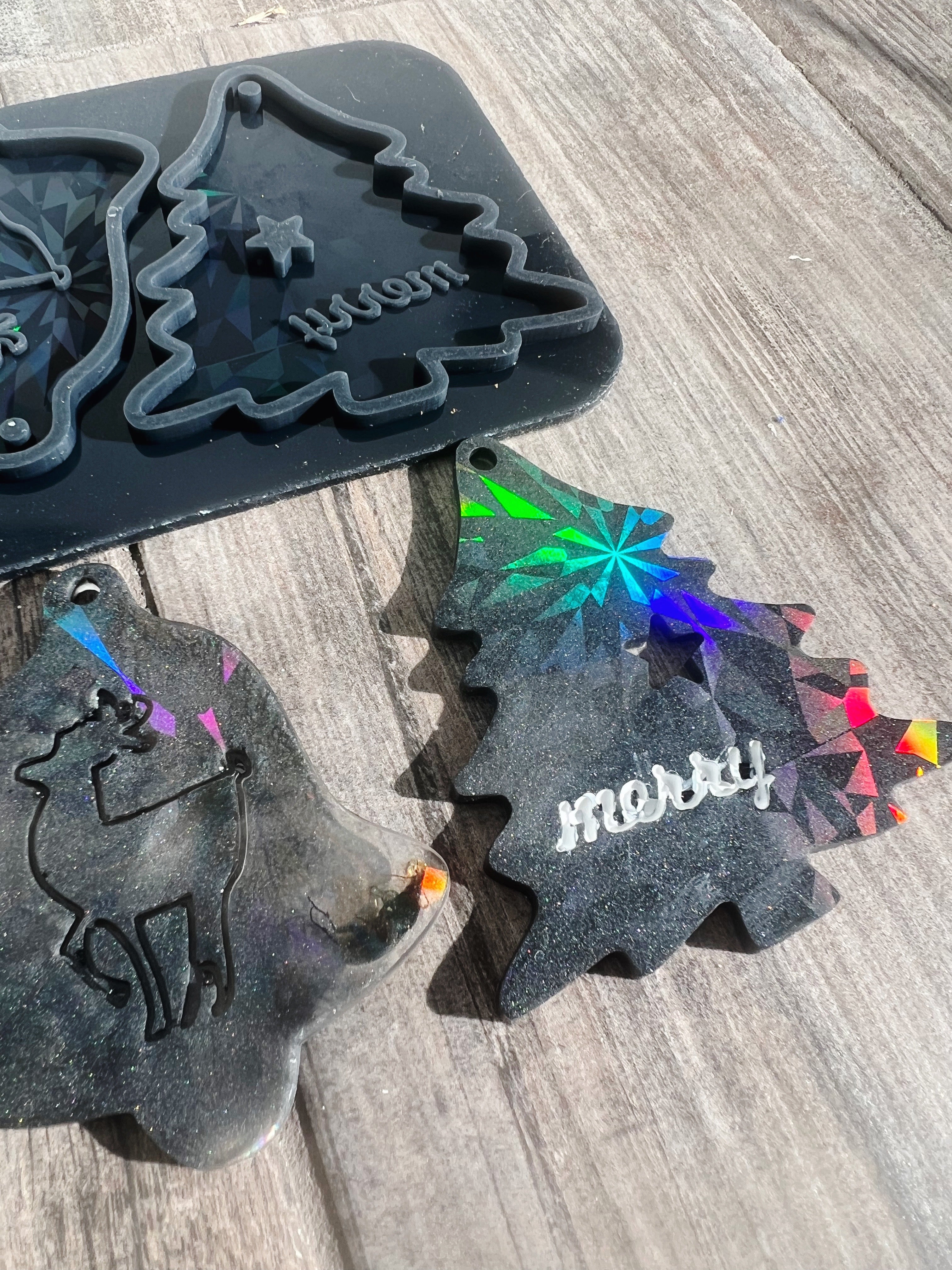 Holographic Silicone Resin Ornament Mold