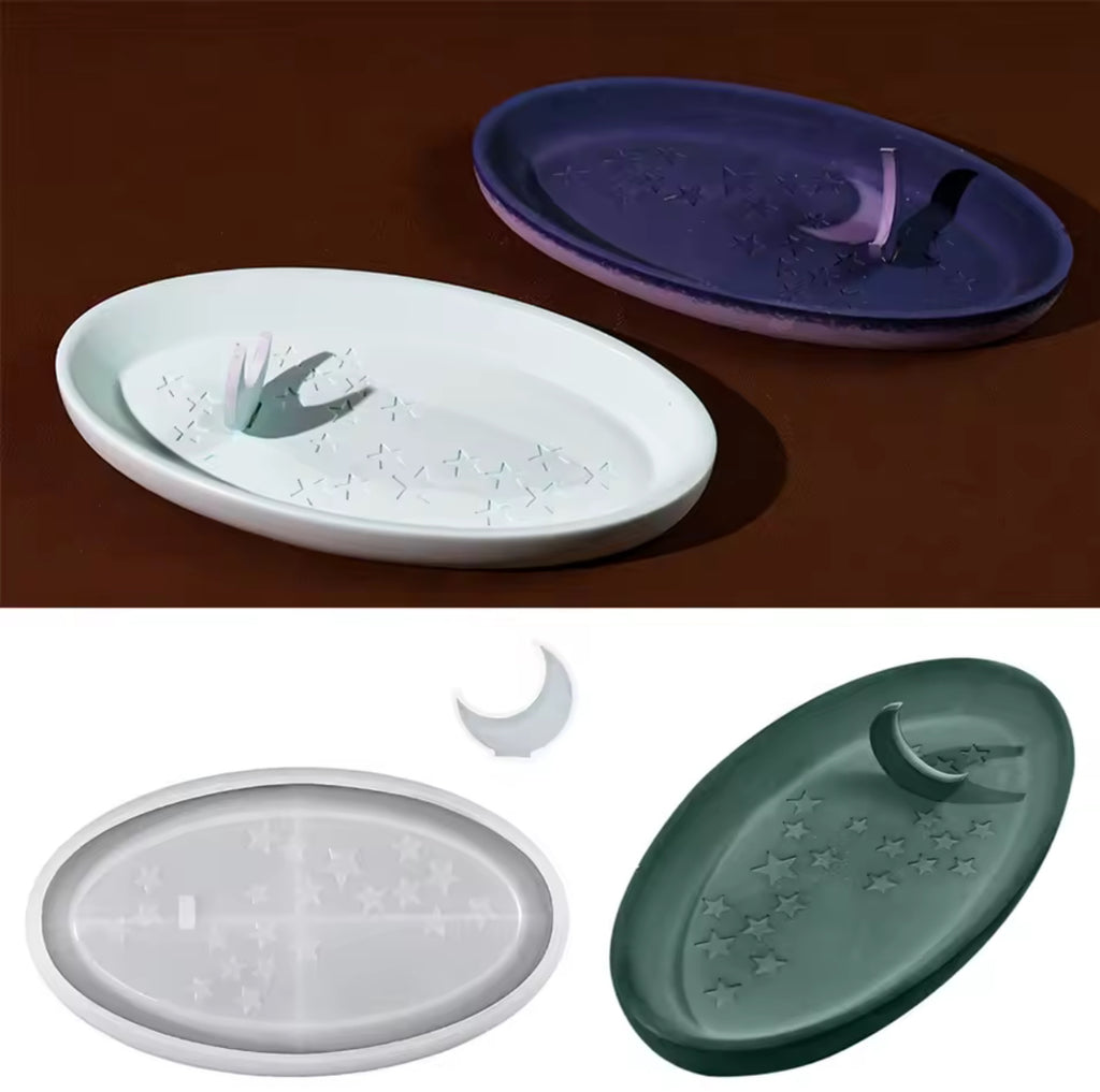 Moon Star Ring Dish Resin Mold