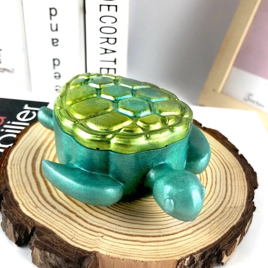 turtle trinket dish silicone resin mold  Edit alt text