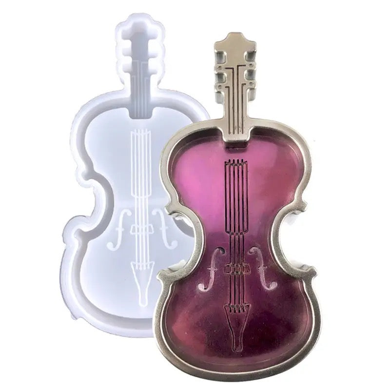 violin silicone resin mold dish