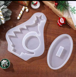 Christmas Tree Resin Frame Mold