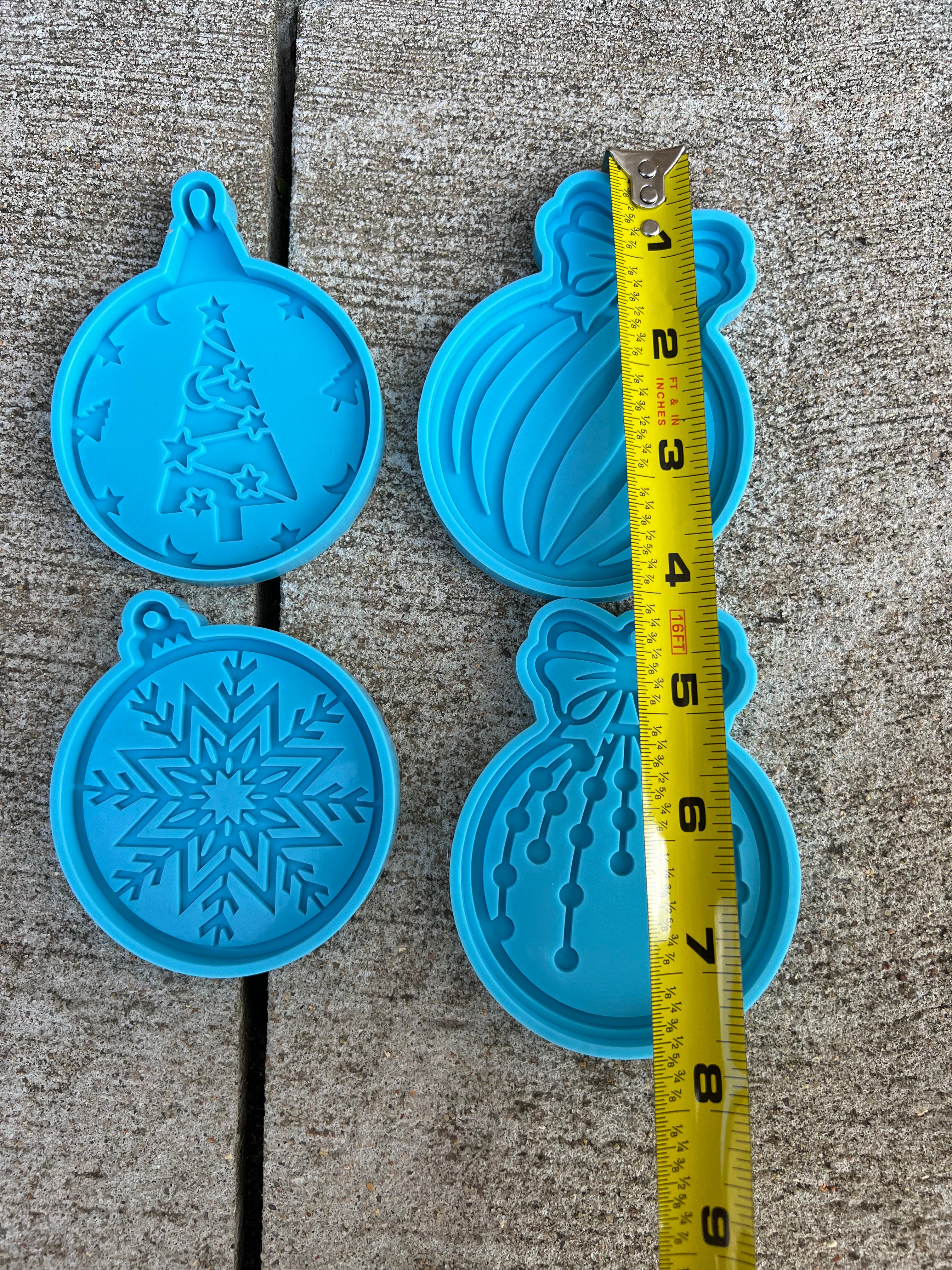ornament resin mold bundle for Christmas silicone