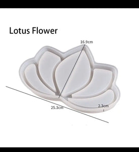lotus flower silicone resin mold