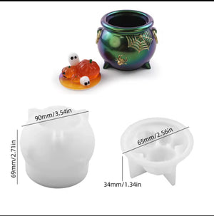 Witches Brew Jar Resin Mold