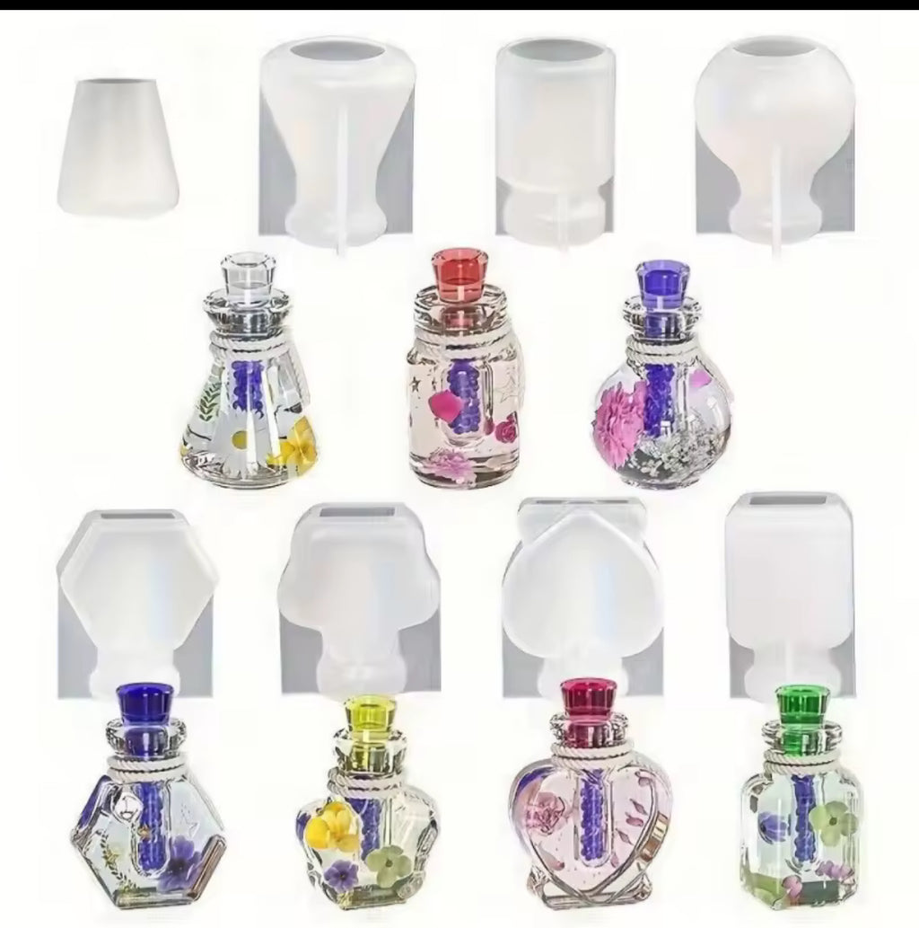 Mini Shaker Jar Resin Mold Set