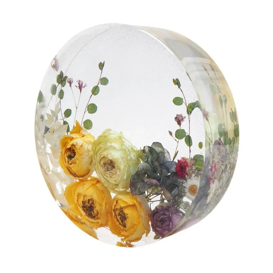 round resin mold for flower bouquets