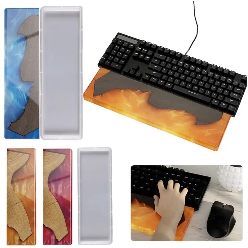 wrist pad silicone resin mold for keyboard