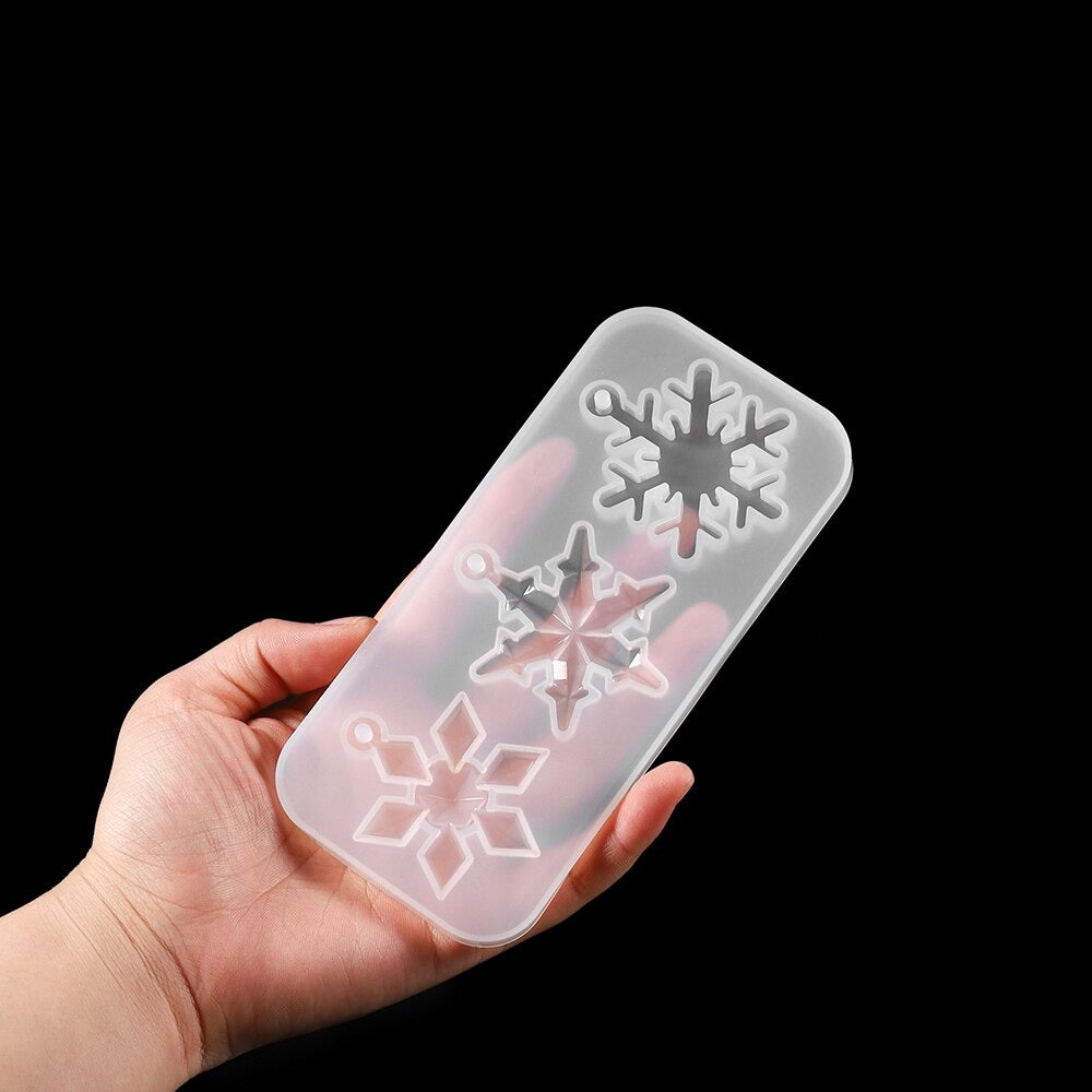 Set of 5 Snowflake Ornament Silicone Resin Molds – Phoenix