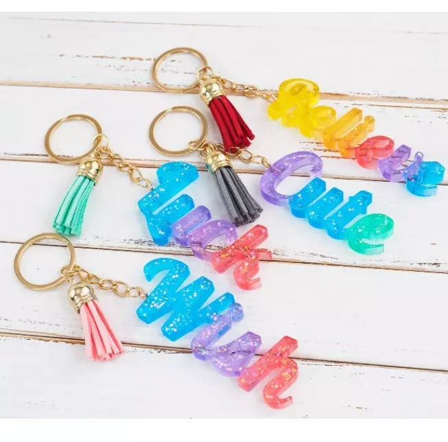 Resin Keychain Words Silicone Mold Kit – Phoenix