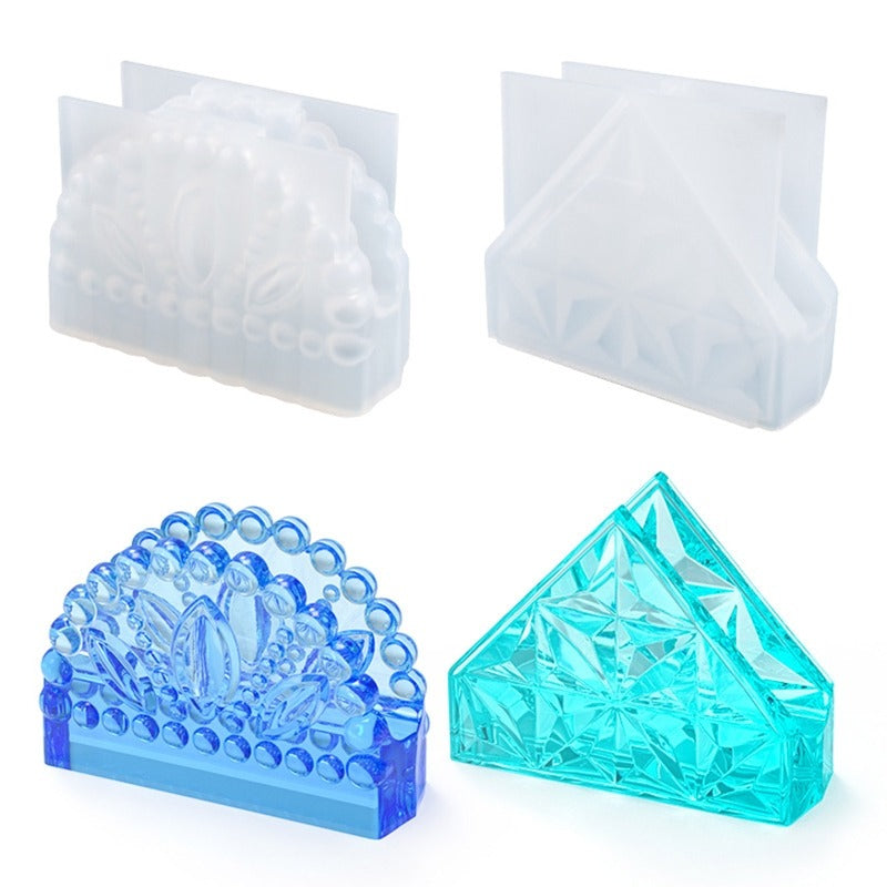 Square Shaped Napkin Holder Mold  Buy Epoxy Molds at Resin Obsession