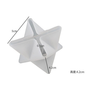 hexagram silicone resin mold star set