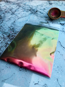chameleon mica powder color shift pigment for resin coasters
