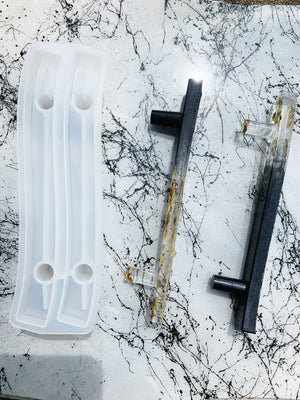 Resin Hardware Handle Mold for Tray