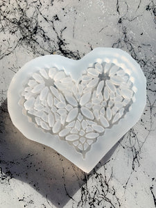 heart lace Valentine's Day resin silicone mold