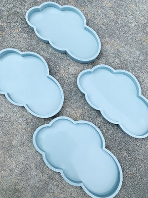 cloud silicone resin 4 piece mold set