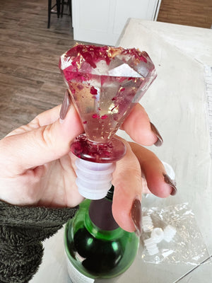 thumbnail image 2 of 2pcs Red Wine Plug Stopper Wine Stopper Sealer Crystal Party Cork 2 of 9