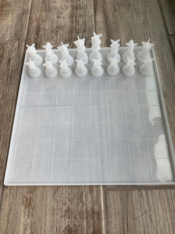 Full Chess Set Board Resin Molds! Phoenix