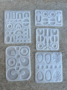 earring silicone resin molds