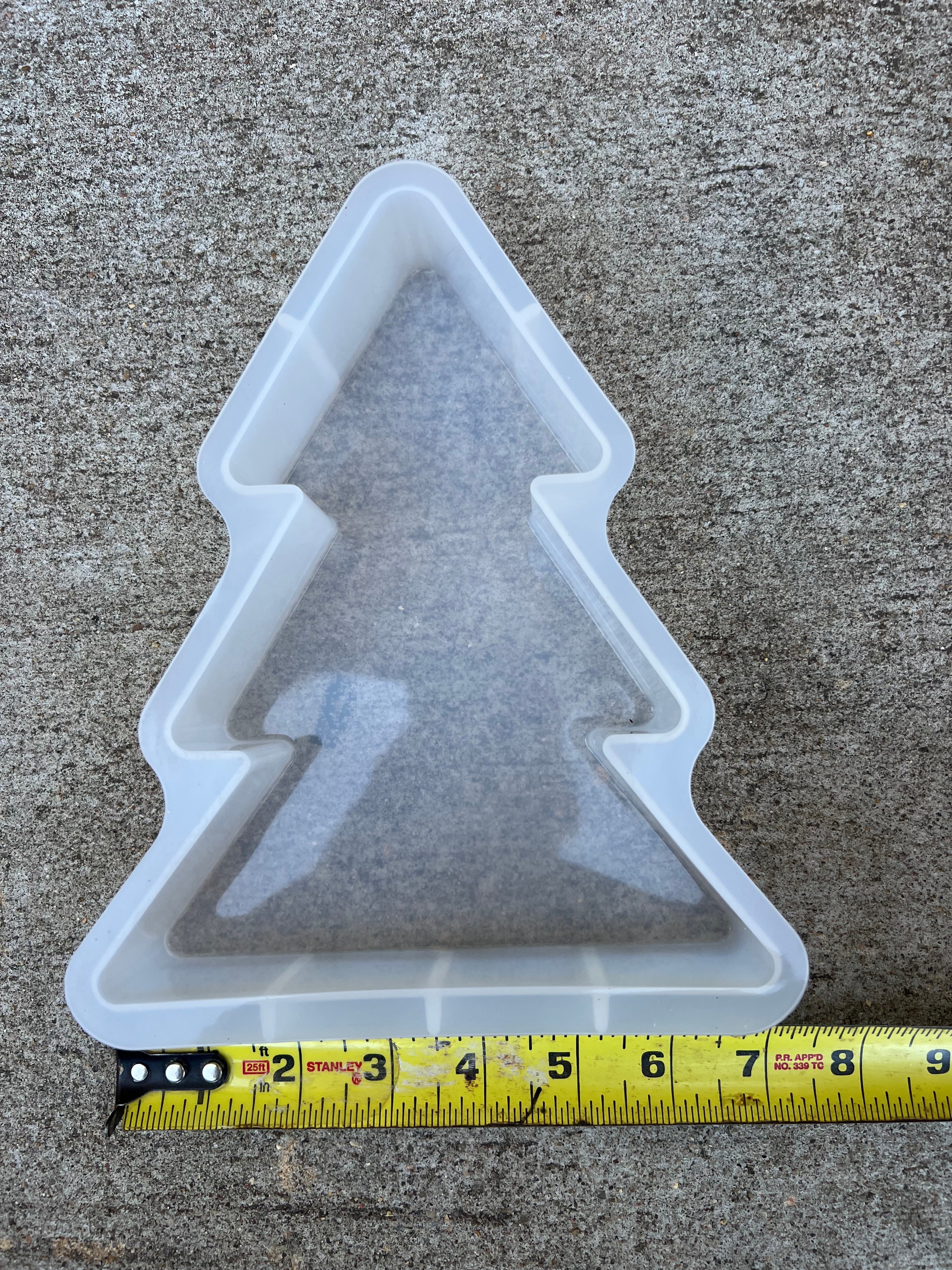 Deep Pour Resin Christmas Tree Silicone Mold, Holiday