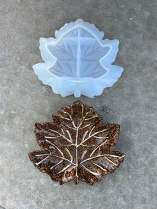 Maple Leaf Silicone Resin Mold Dish