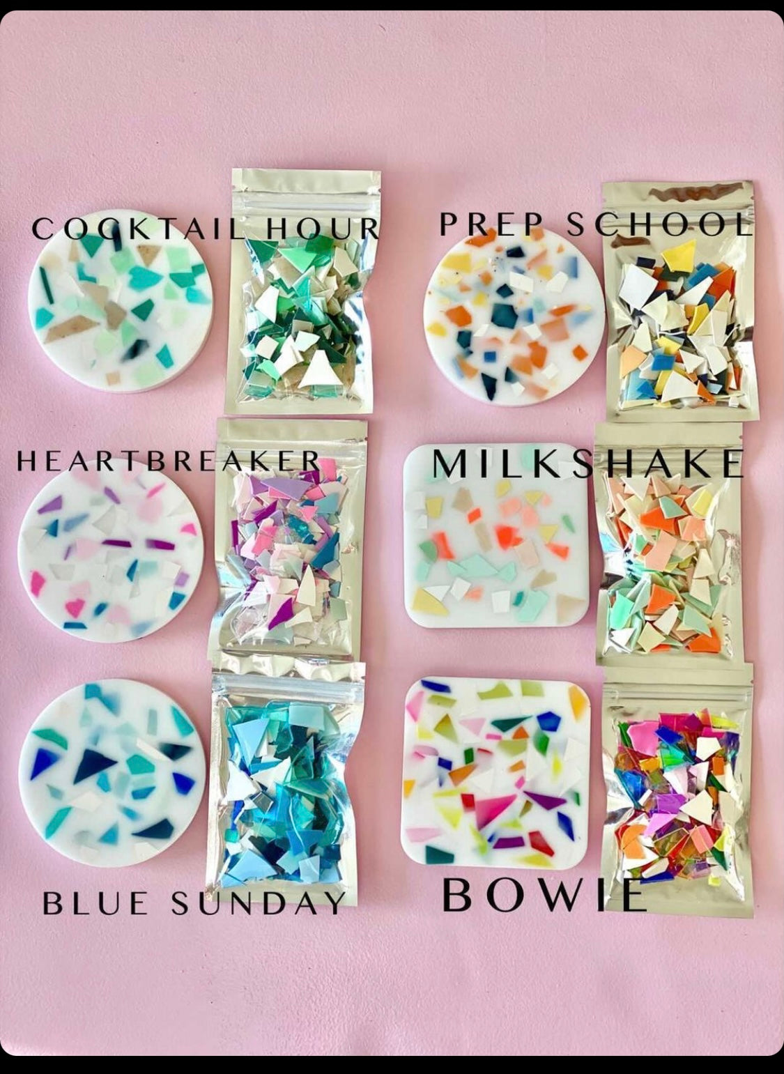 Crystal Low Art Chips Terrazzo Collection - Bowie