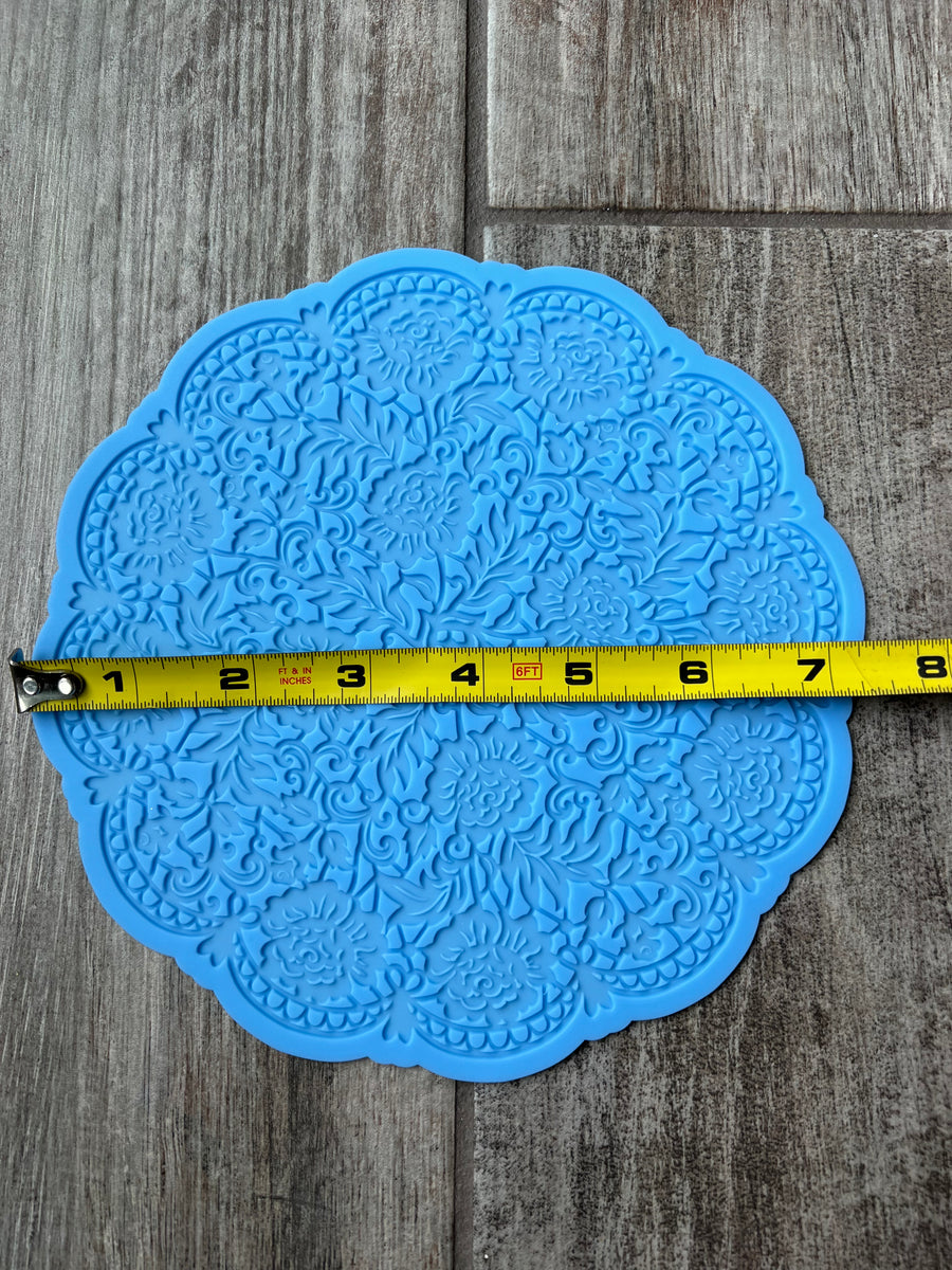 Floral Lace Silicone Resin Mold Inlay – Phoenix