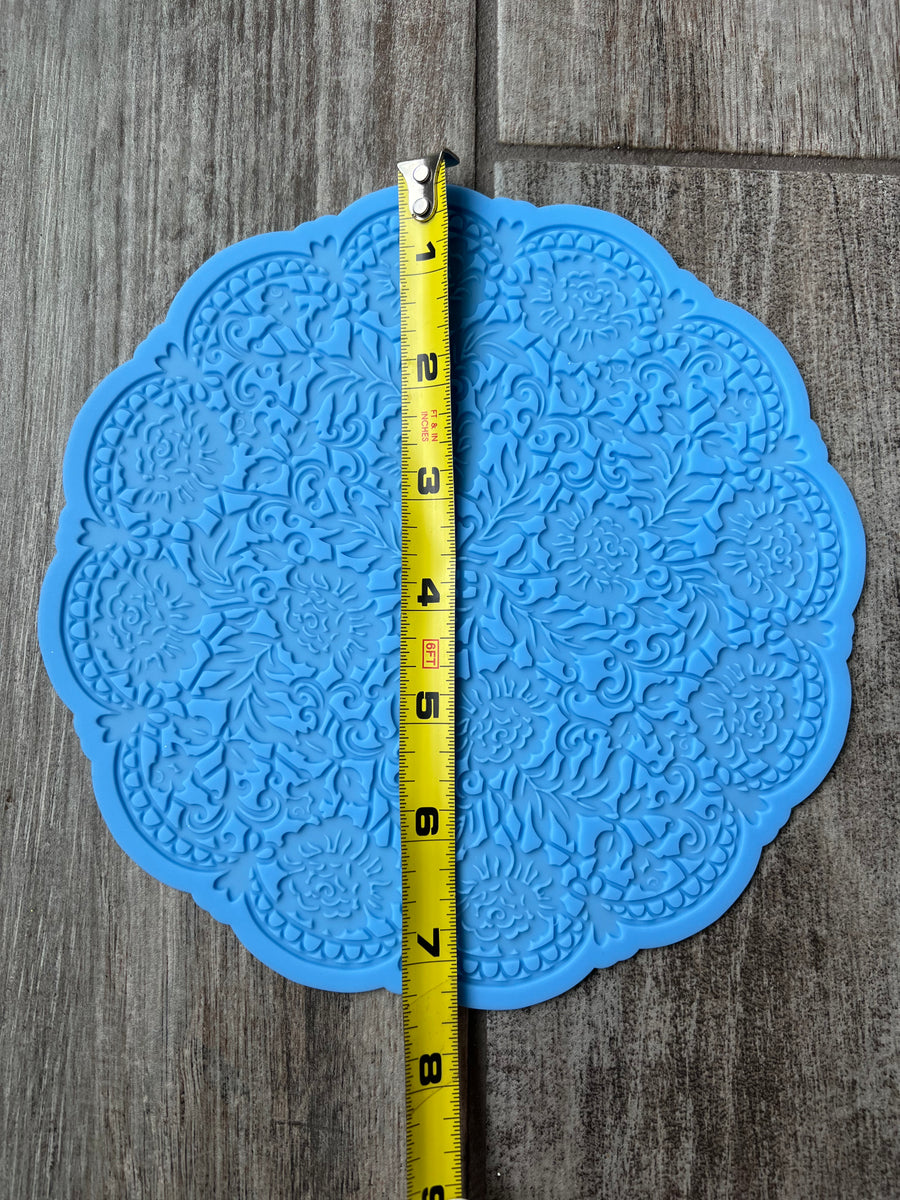 Floral Lace Silicone Resin Mold Inlay – Phoenix