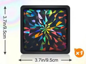 square resin holographic coater mold silicone