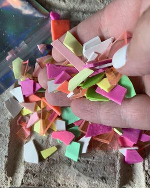 Crystal Low Terrazzo Resin Art Chips - As If