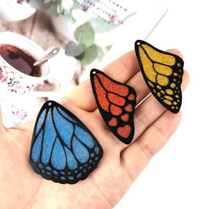 butterfly wing earring resin mold mould silicone