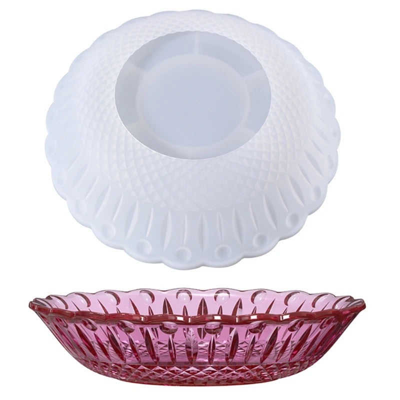 Large Elegant Silicone Resin Bowl Mold Phoenix