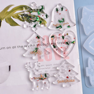 silicone Christmas ornament resin mold