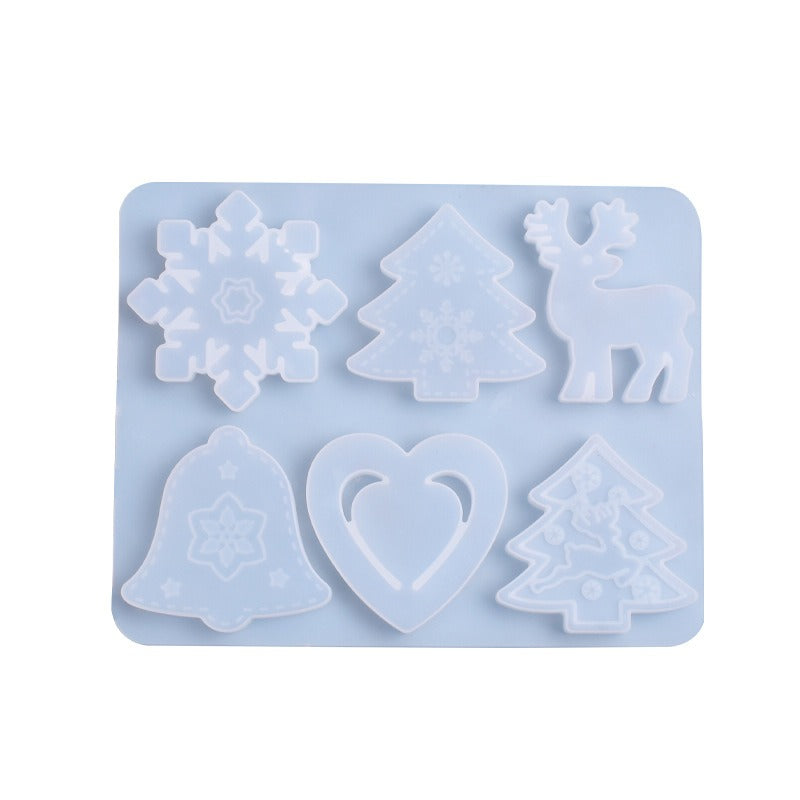 silicone Christmas ornament resin mold