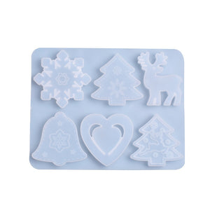 silicone Christmas ornament resin mold