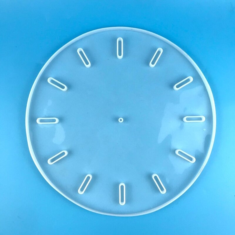 Large Clock Silicone Resin Mold