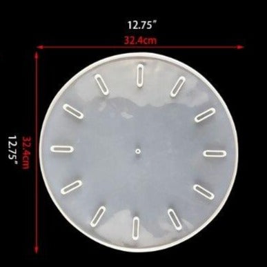 Large Clock Silicone Resin Mold