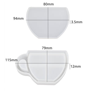 coffee cup silicone resin mold kit