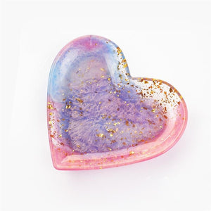 heart silicone resin mold dish