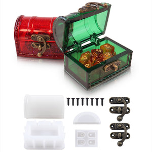 treasure chest resin mold silicone kit