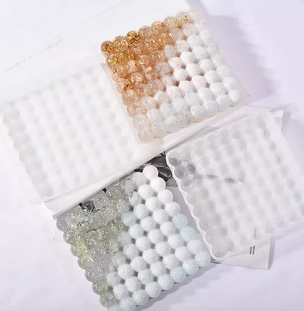 bubble square silicone resin mold
