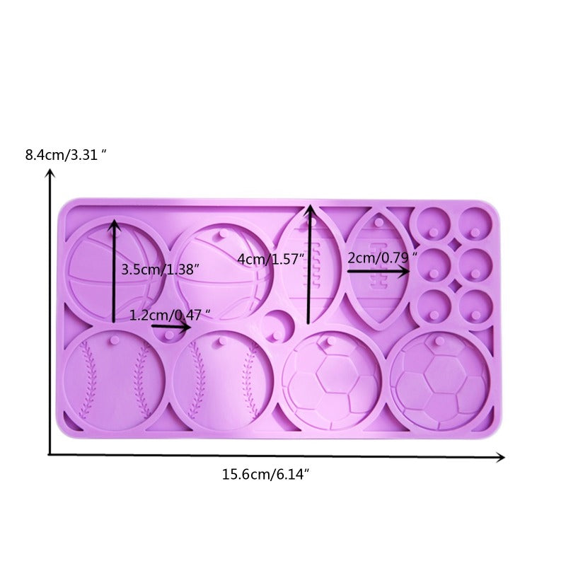 silicone earring resin mold