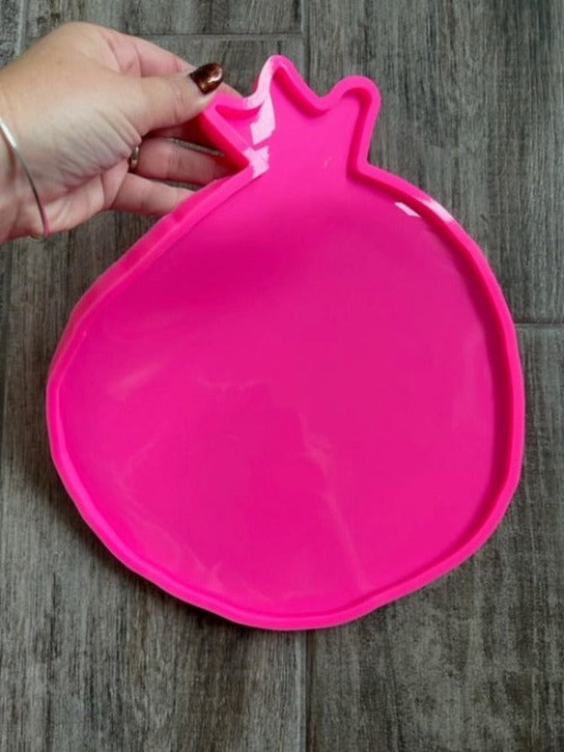 Pomegranate Silicone Resin Tray Mold Large